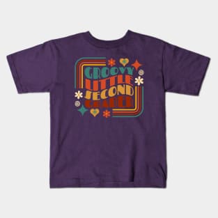 Groovy Little SECOND Grader First Day of School Kids T-Shirt